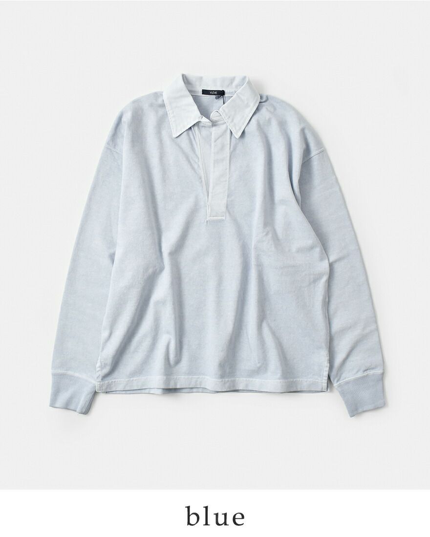 60%OFF】YLEVE イレーヴ コットン スキッパー プルオーバー “OPEN END