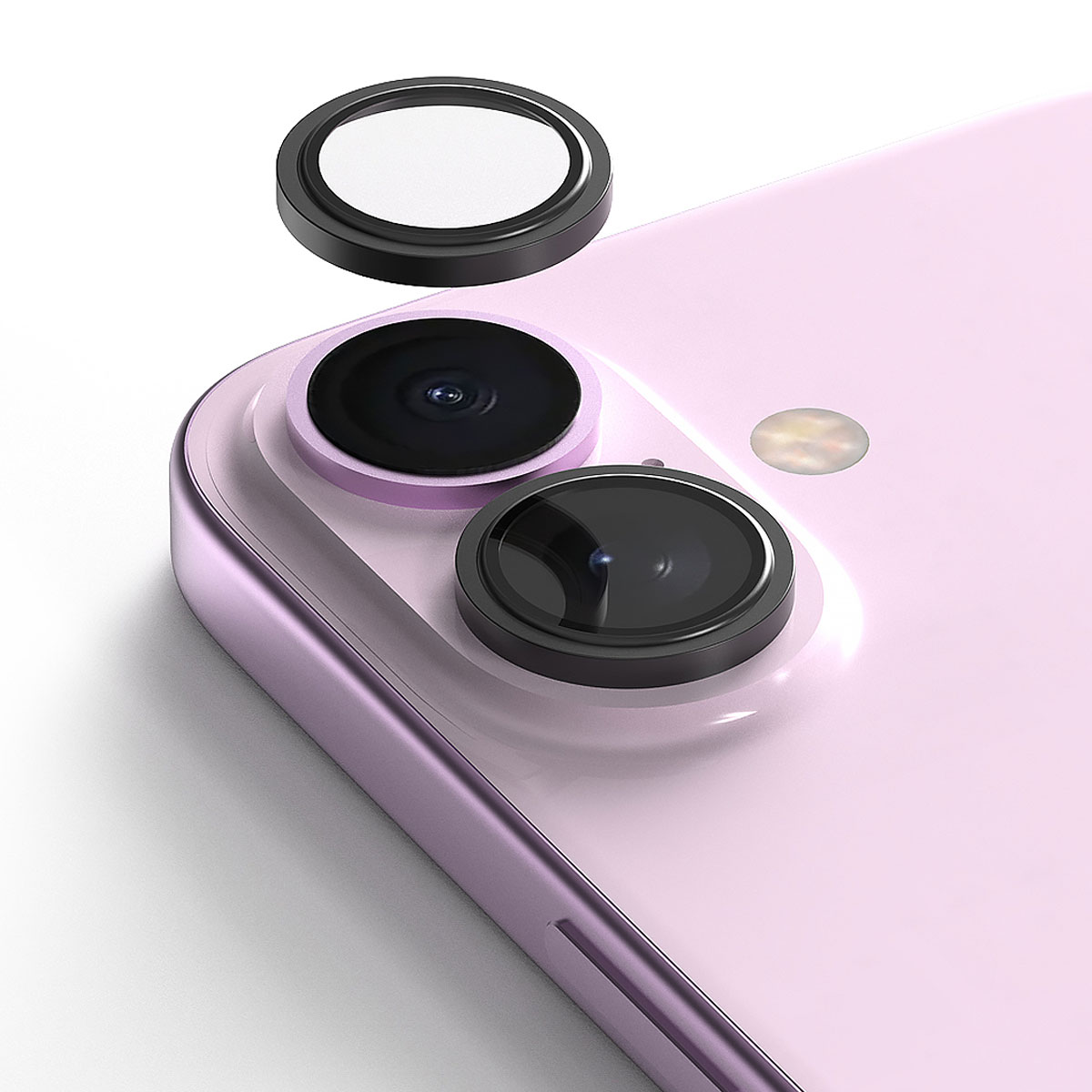 core MR カメラ専用強化ガラスフィルム メタル【iPhone 16 / 16 Plus