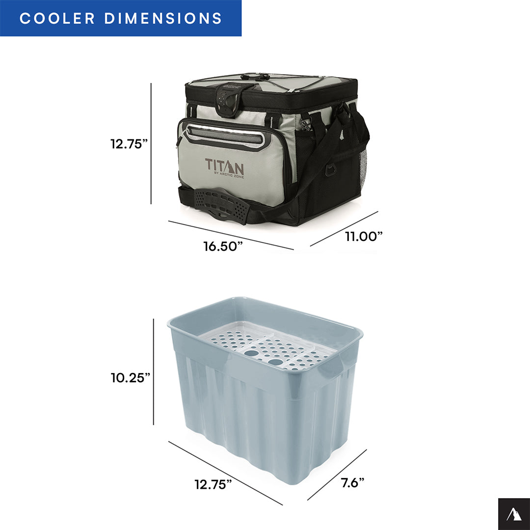 Titan by Arctic Zone™ | 30 Can Zipperless Soft Cooler
