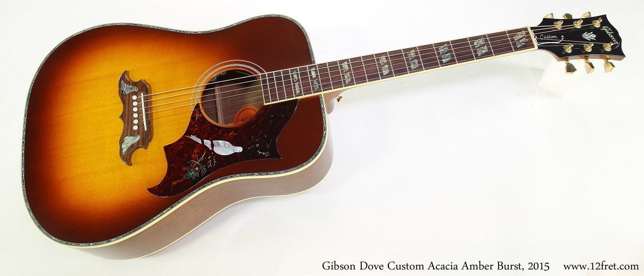 Gibson Dove Custom Acacia Amber Burst, 2015 | archive.12fret.com