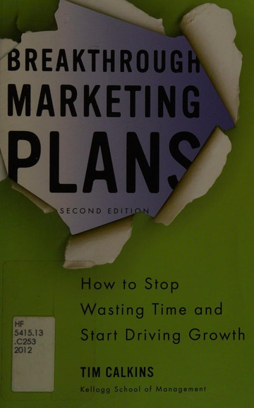 洋書 Breakthrough Marketing Plans Breakthrough marketing plans