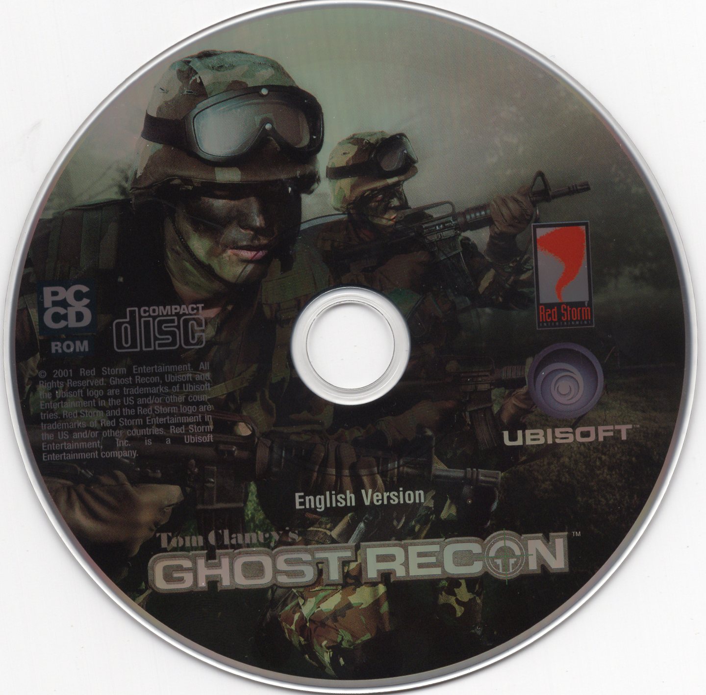 Tom Clancy's Ghost Recon cd-rom : Red Storm Entertainment : Free
