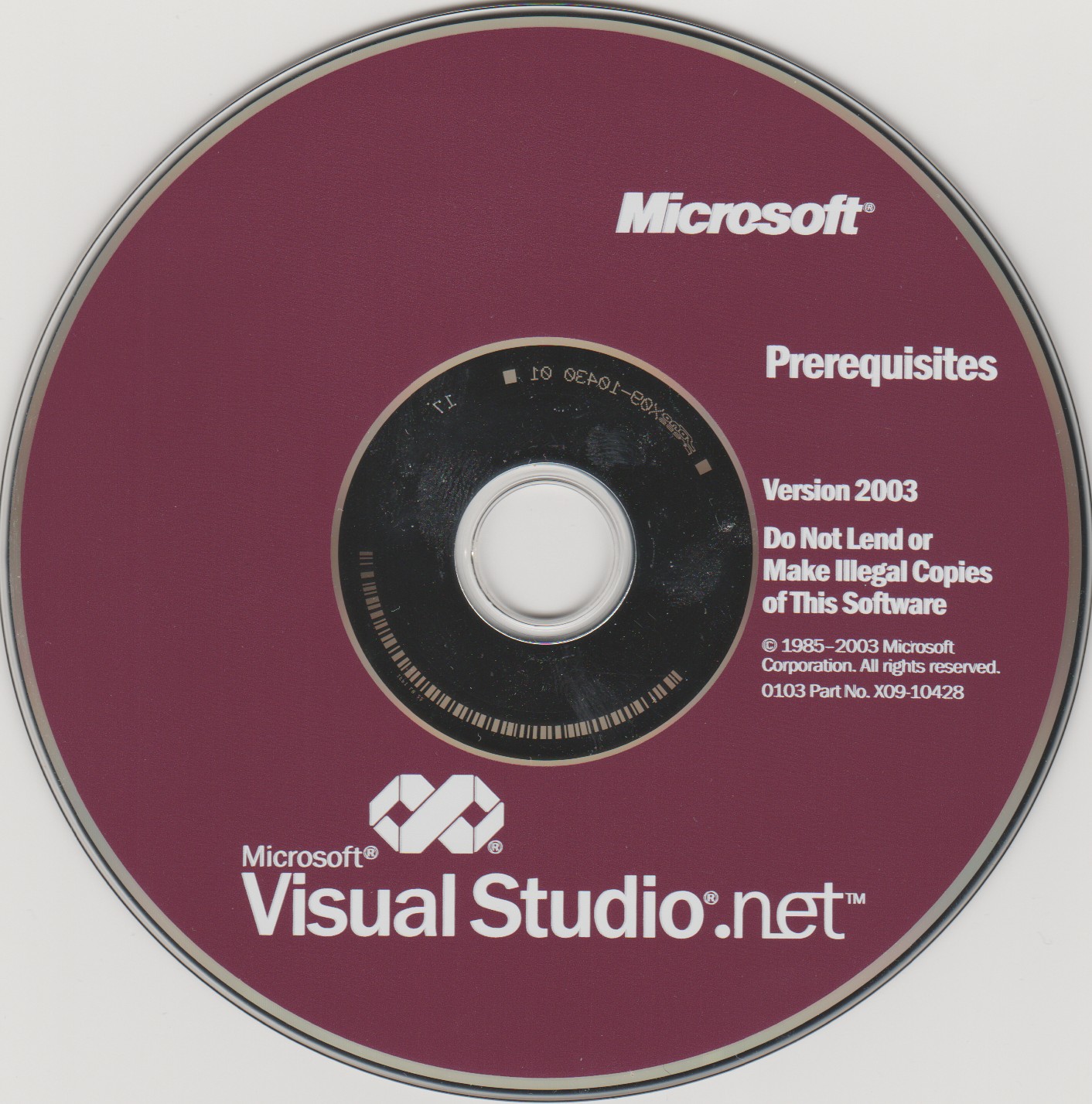 Microsoft Visual Studio .NET 2003 Prerequisites : Microsoft : Free