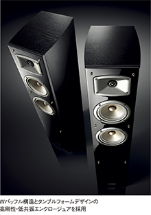 ハイレゾ対応の新開発スピーカーユニットやウェーブガイドホーン、高