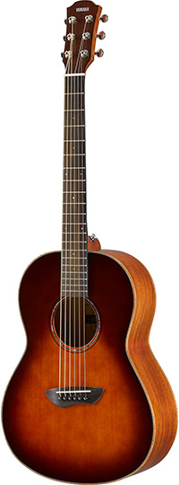 クラシックギターを一回り小さくした抱え心地の良いボディシェイプの