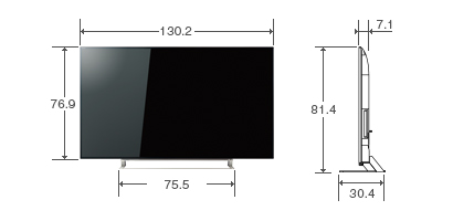 仕様表/58V型Z9X｜テレビ｜REGZA：東芝