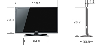 ZG1/外観・仕様｜テレビ｜REGZA：東芝