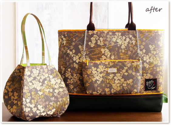 帯リメイク実例】同じ帯から用途、お使いになる方に合わせて様々な