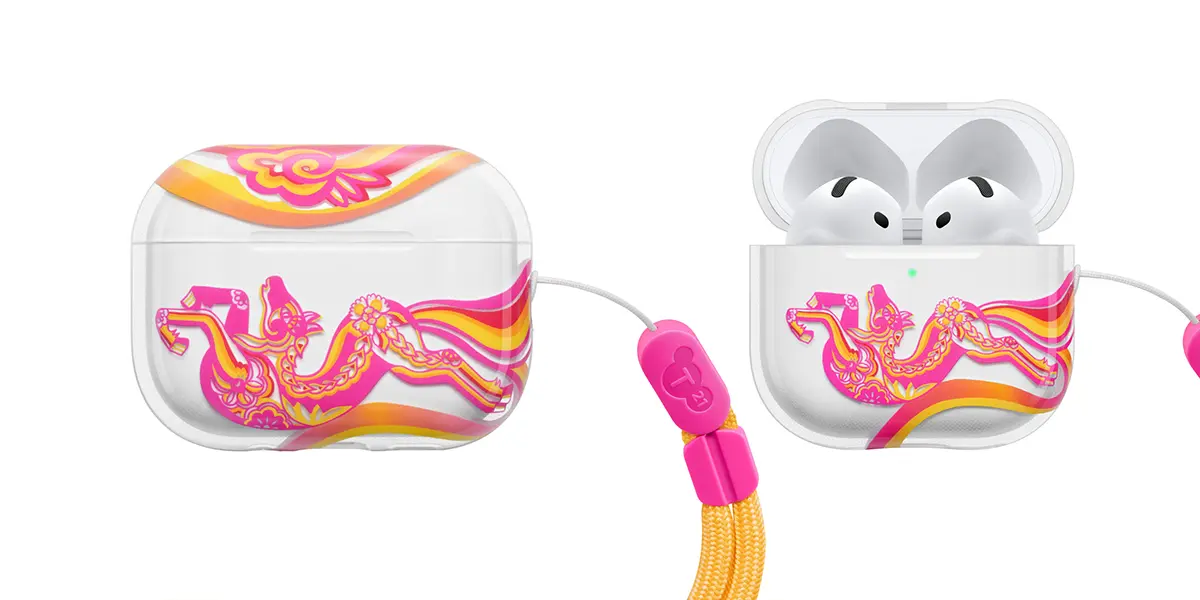 AirPods Pro 3用とAirPods 4用の2026午年デザインのケース「Tech21