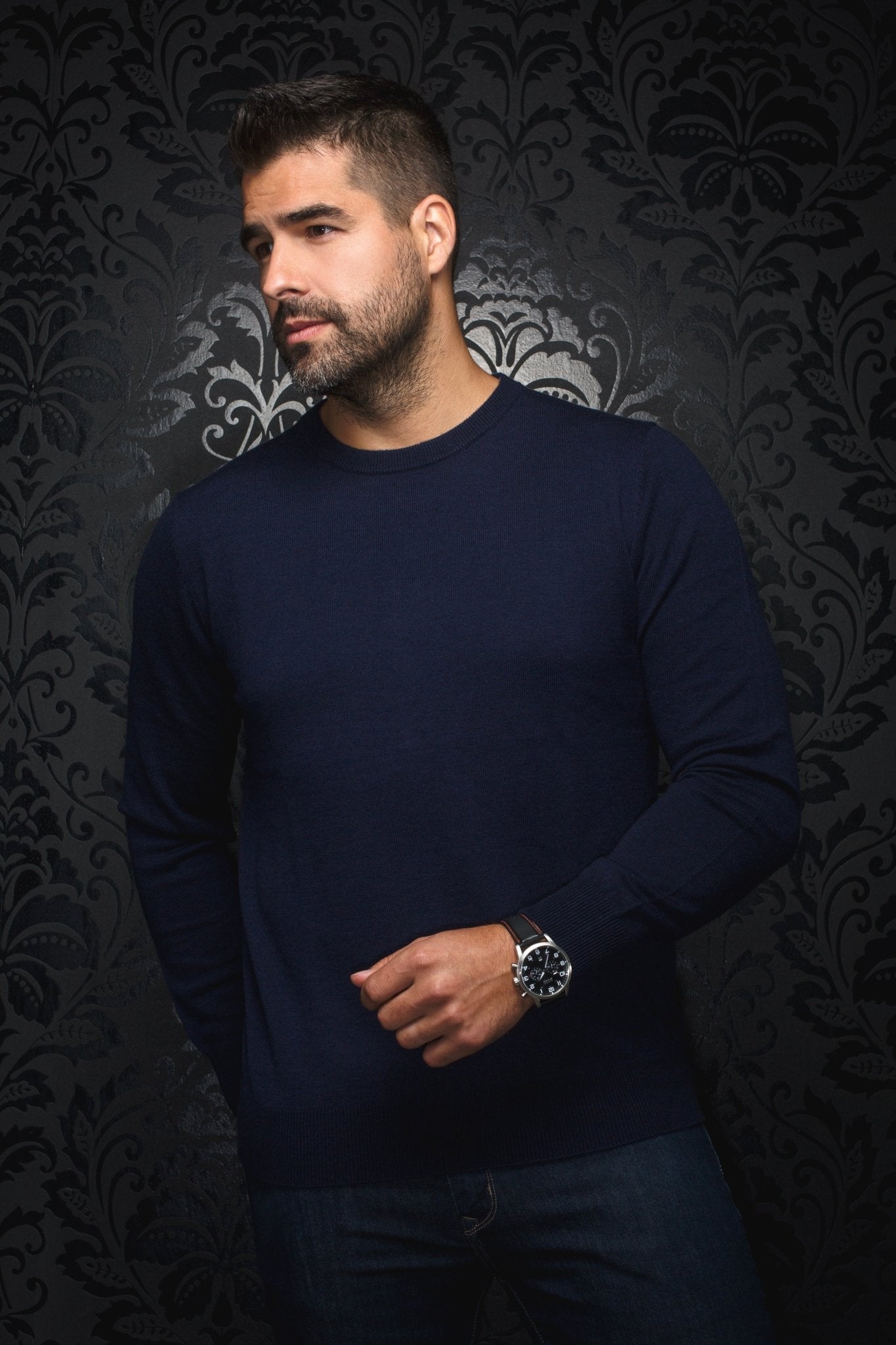 Men's Merino Wool Sweater - Premium & Comfortable | Au Noir - AU NOIR