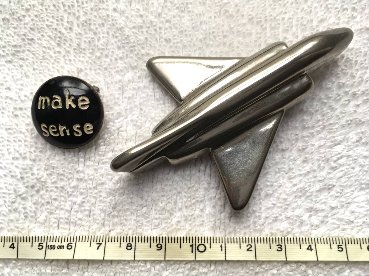 ヨウジヤマモトプールオム自転車ブローチ、ピン Yohji Yamamoto POUR