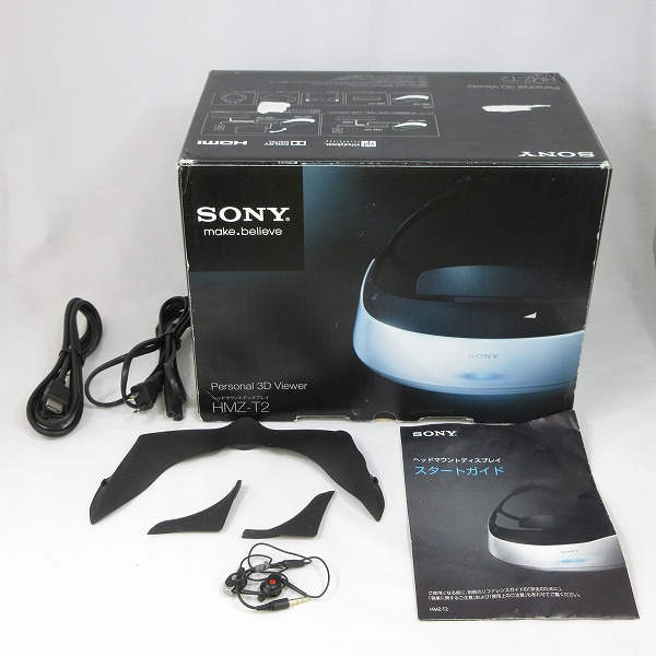 1円 SONY HMZ-T2 (3D対応ヘッドマウントディスプレイ) ◇難あり◇ SONY◇