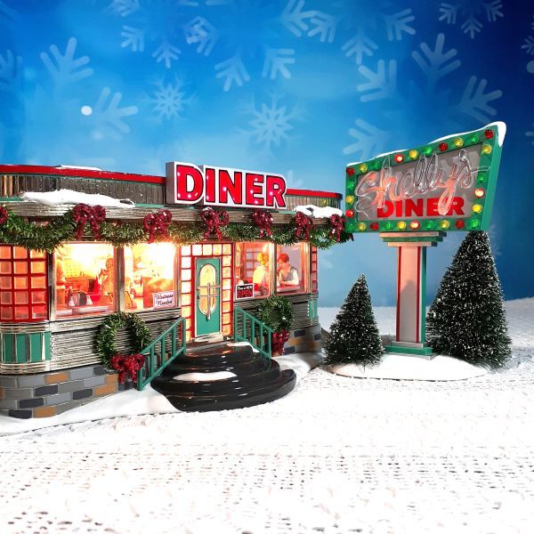 ☆シェリーズダイナー Shelly's Diner ライトアップ ジオラマ☆