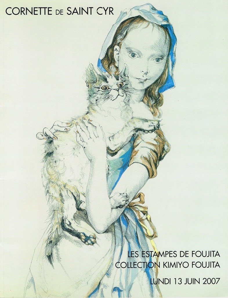 Yahoo!オークション - 藤田嗣治オークション・カタログ「藤田君代コレ