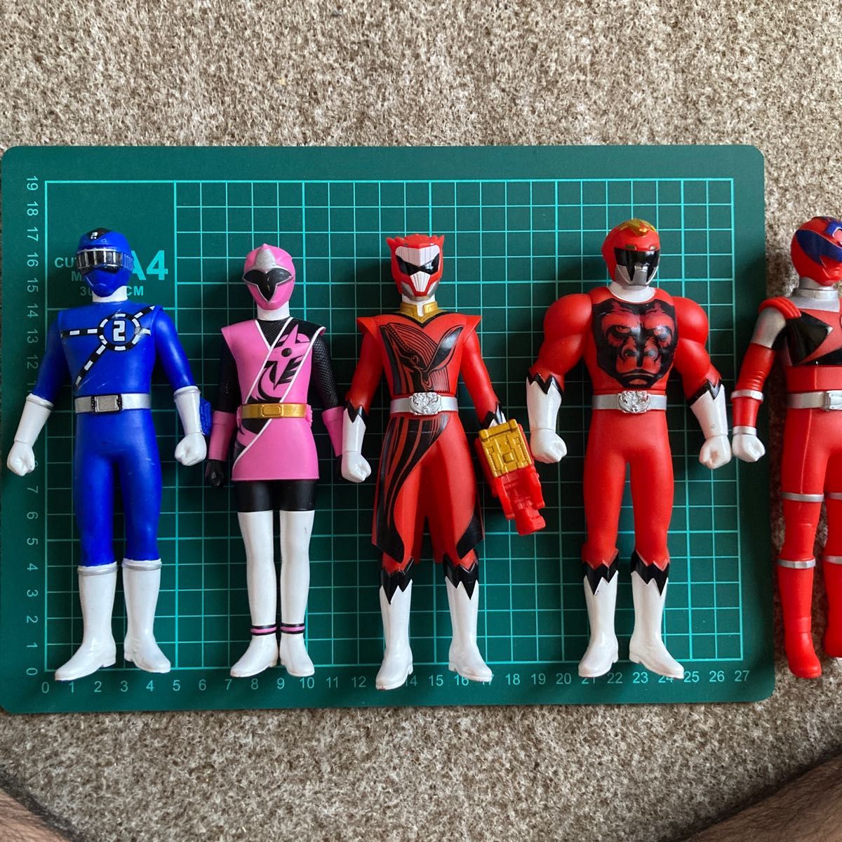 スーパー戦隊 戦隊モノ ソフビ フィギュア 他 セット｜Yahoo!フリマ