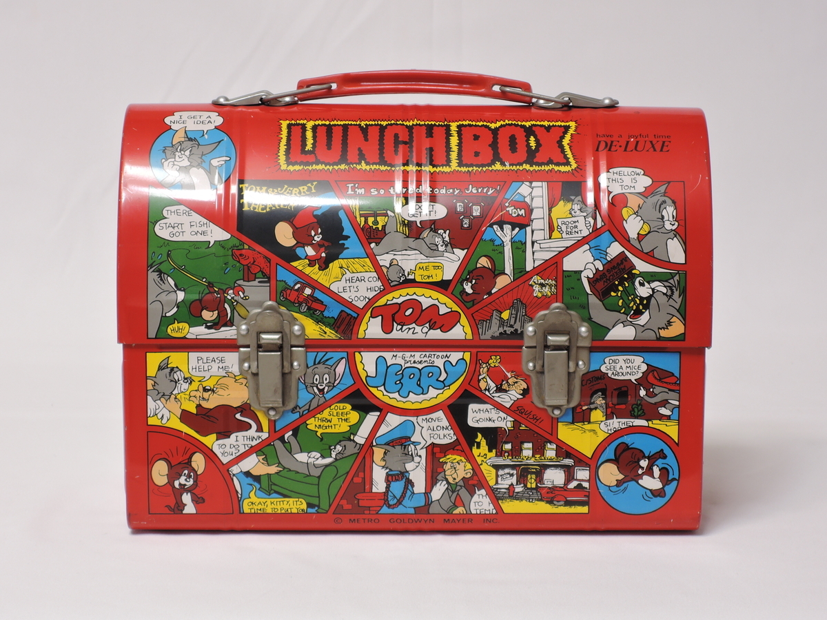 Yahoo!オークション - レトロ トムとジェリー ブリキ 缶 ランチボック