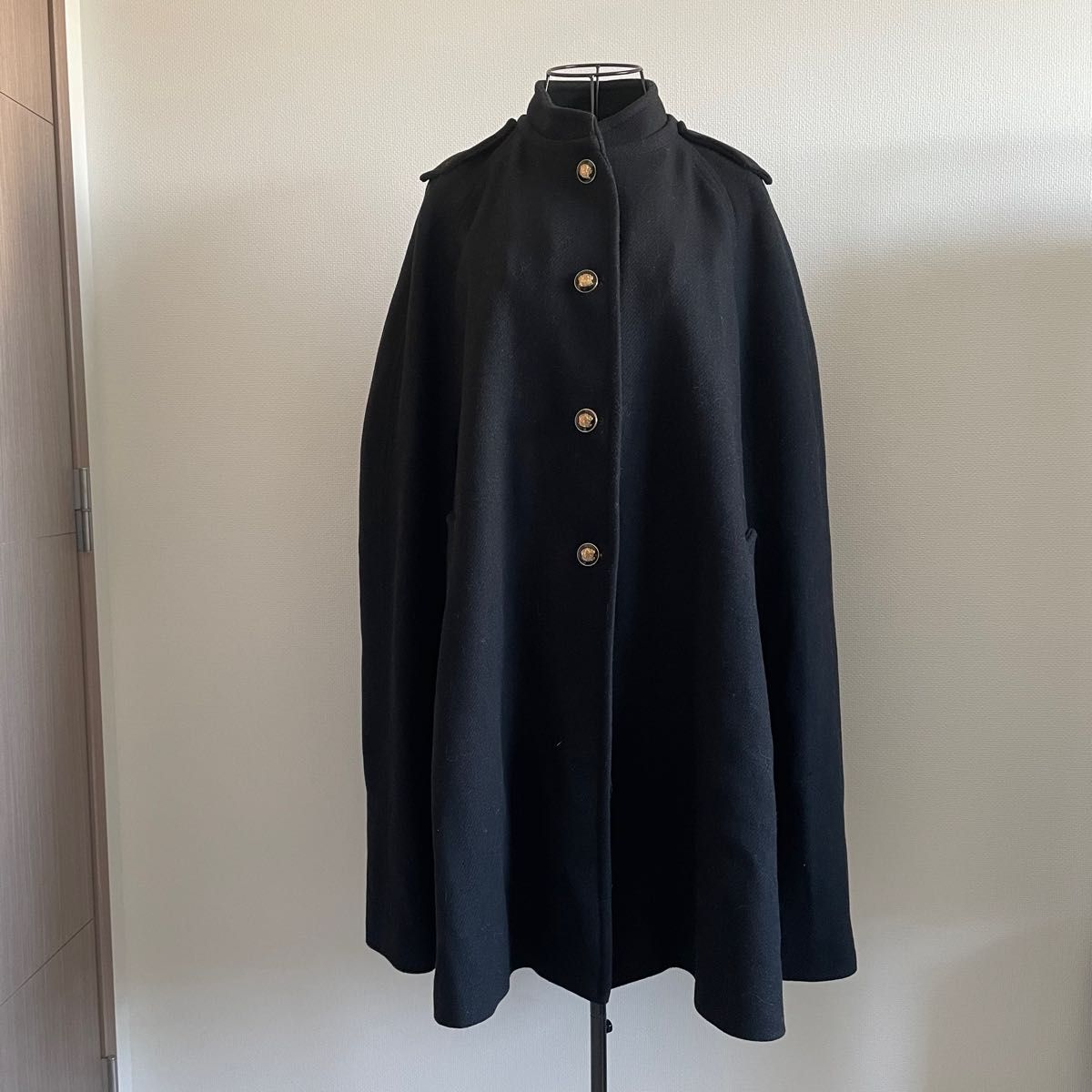 ZARA ポンチョコート ケープコート ブラック Mサイズ 9号 11号 ウール