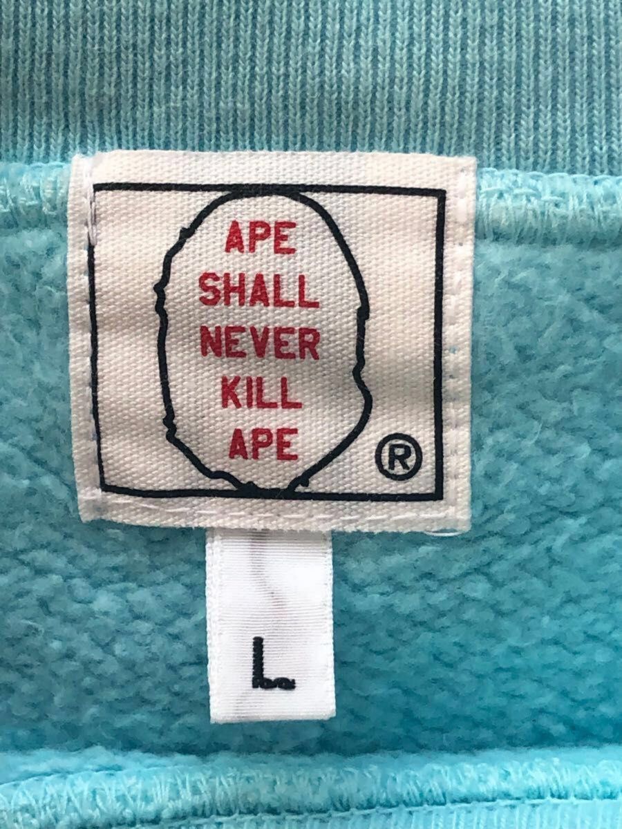 A BATHING APE BABY MILO スウェット サックスブルー L エイプ ベビー