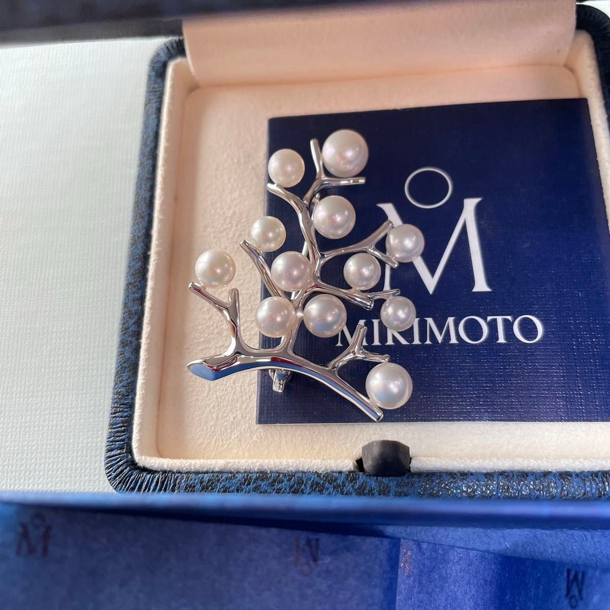 ミキモト パールブローチ 幸福の木 ブローチ シルバー 入学式 卒業式