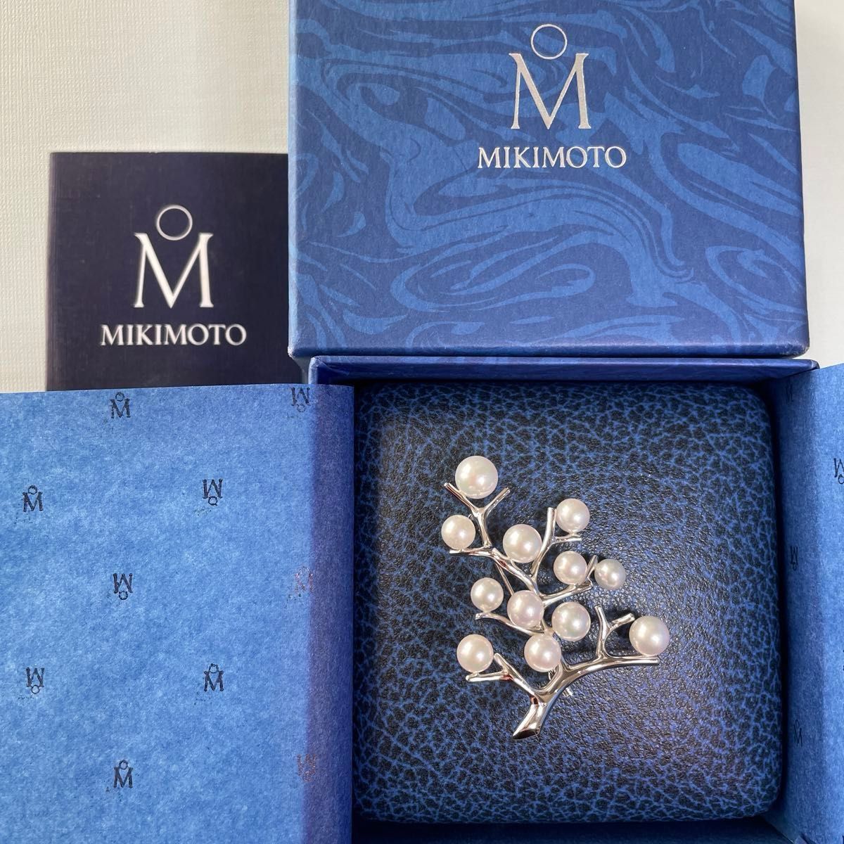 ミキモト パールブローチ 幸福の木 ブローチ シルバー 入学式 卒業式