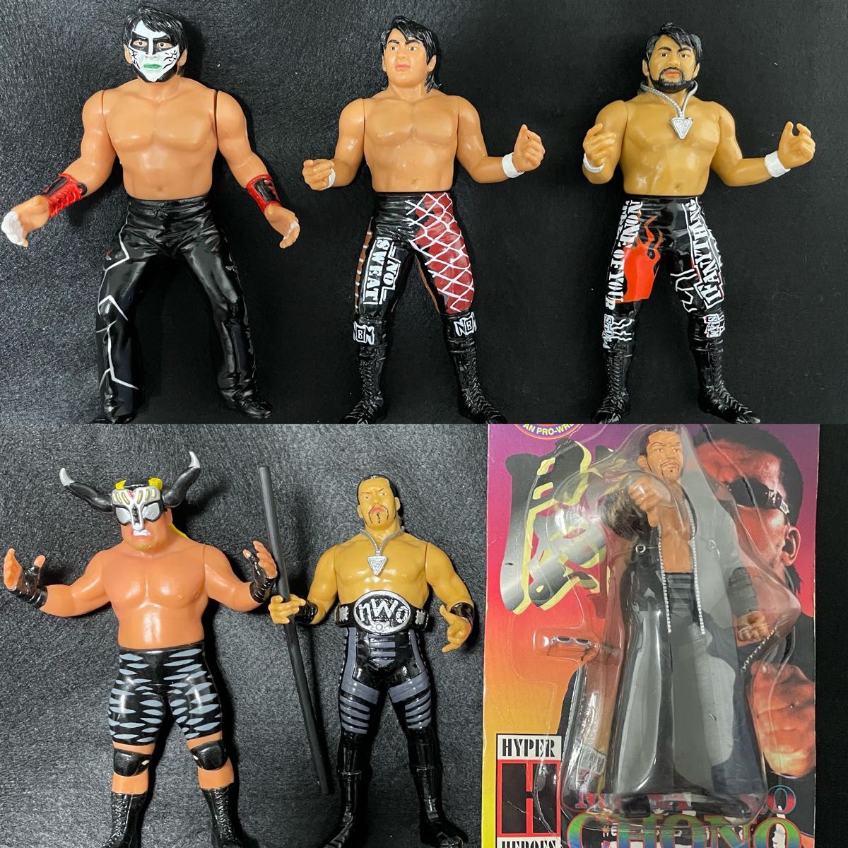 キャラプロ 蝶野正洋 天山広吉 6体セット 新日本プロレス nWo TEAM2000