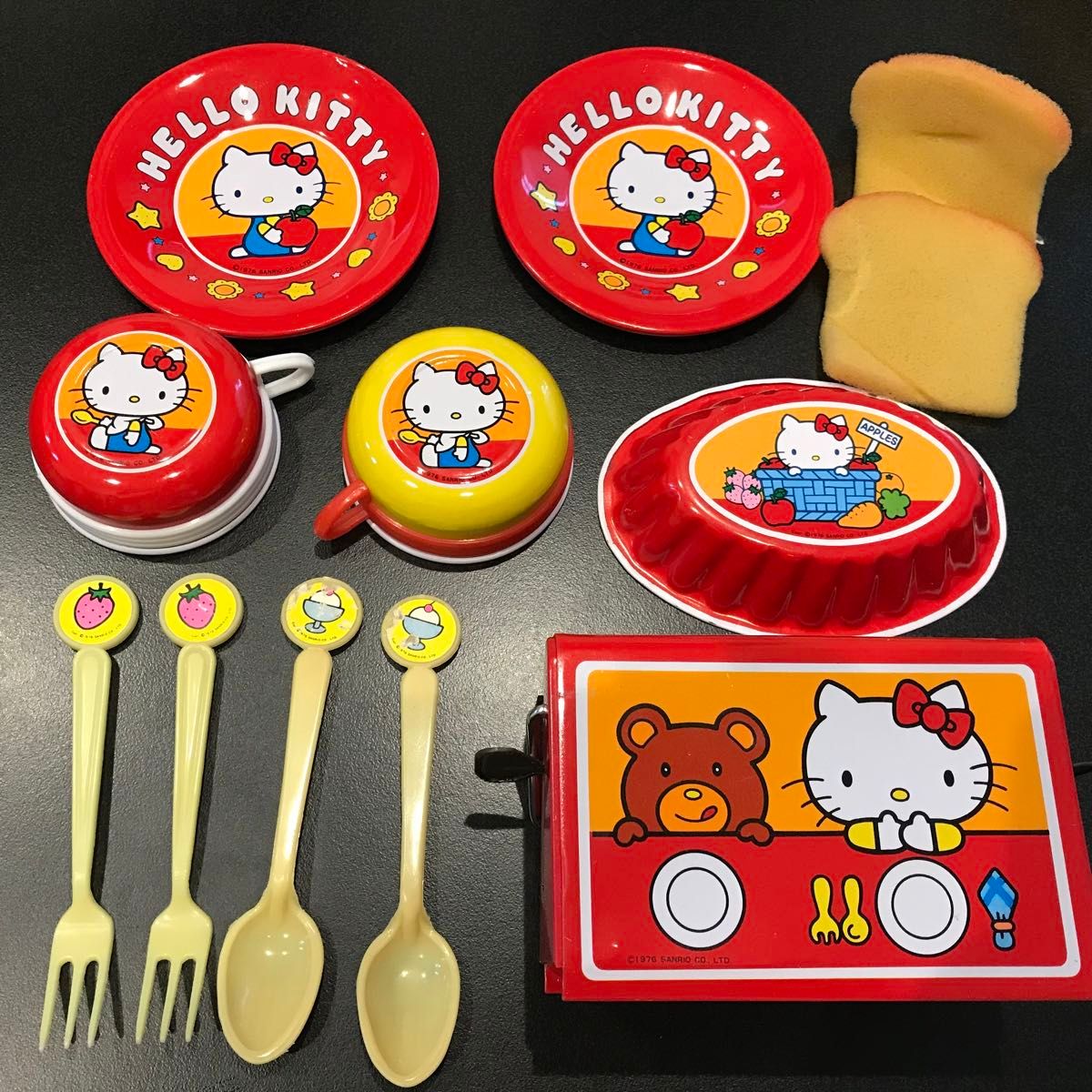 超レア 10点セット 昭和レトロ キティちゃん おままごとセット ハロー