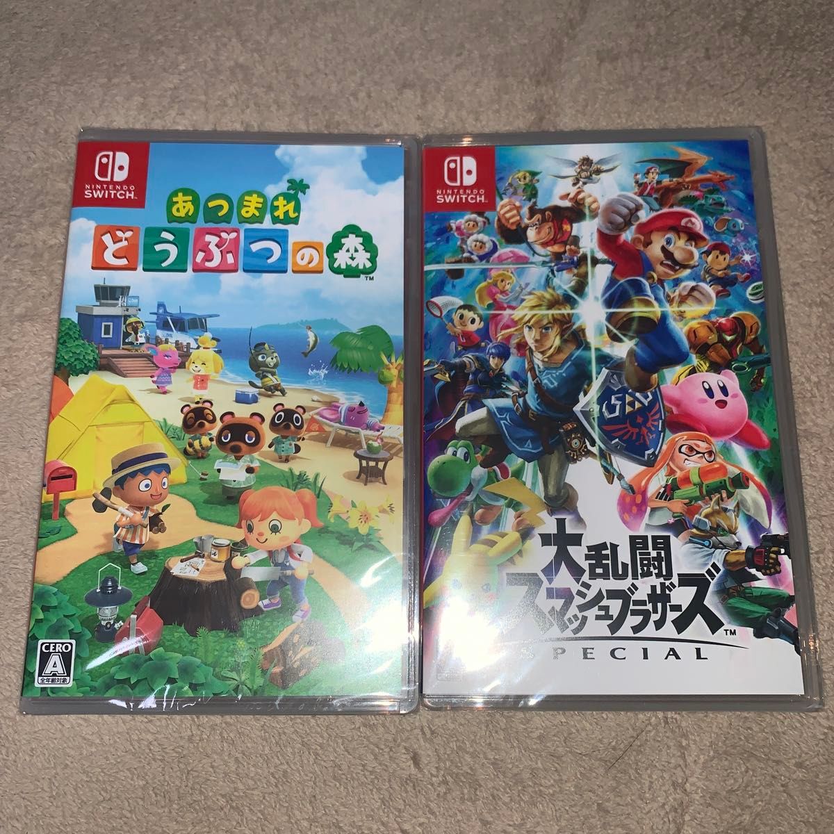 Nintendo Switch ソフト 大乱闘スマッシュブラザーズ どうぶつの森