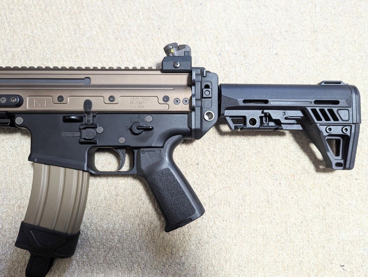 東京マルイ 次世代電動ガン SCAR-L 外装カスタム M4 ストック SCAR-H M