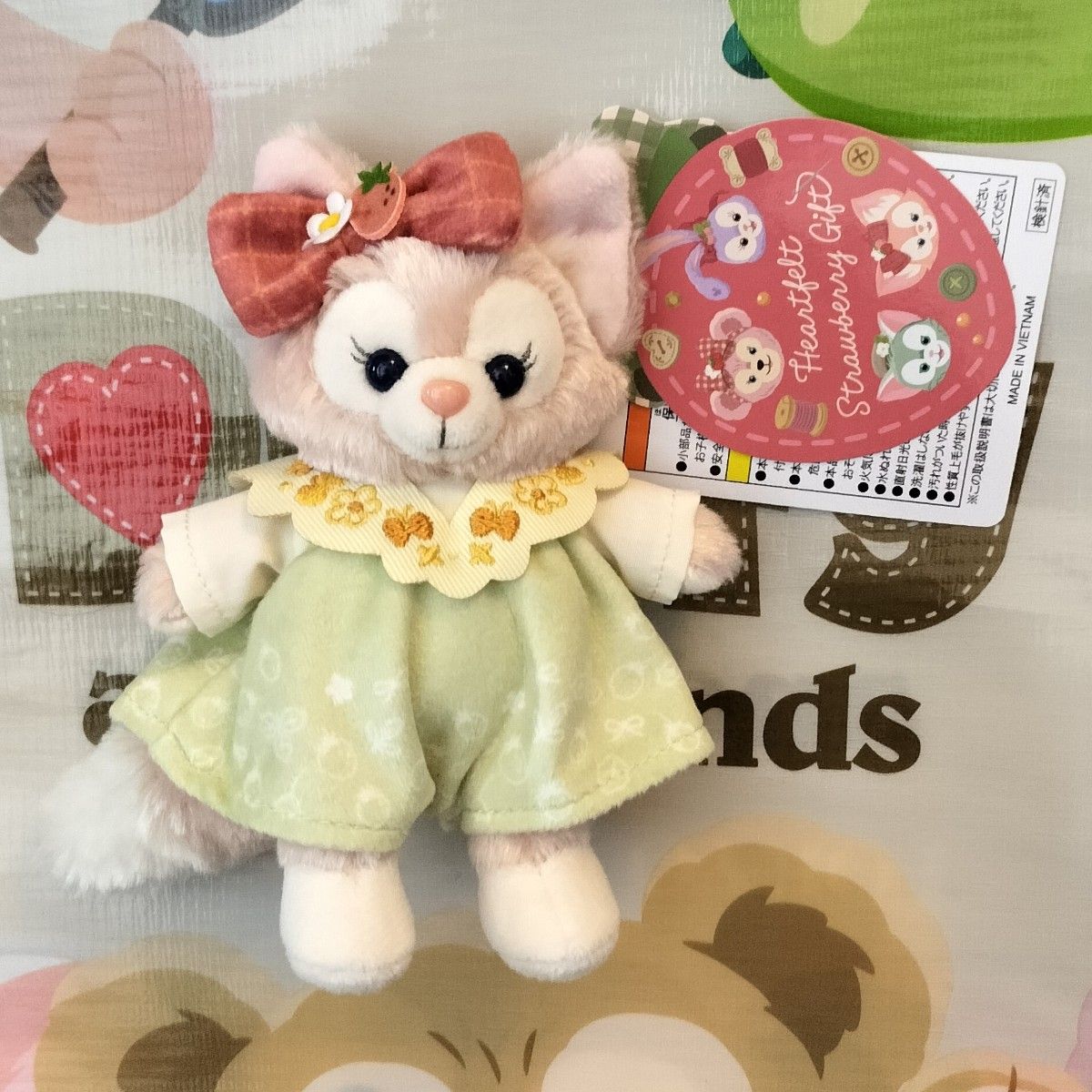 ダッフィー＆フレンズのハートフェルト・ストロベリーギフト