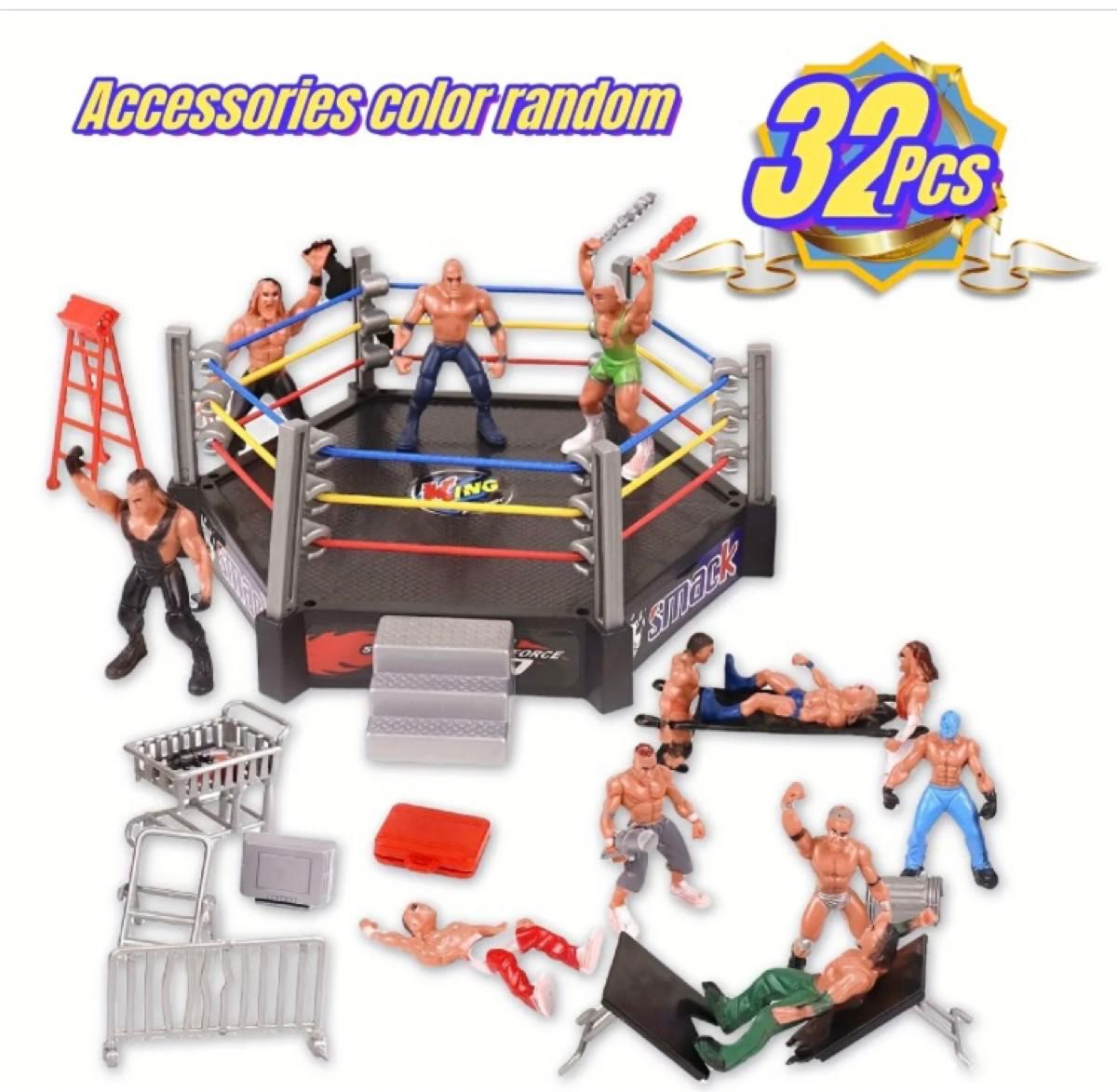 プロレスリング フィギュア レスリングトイ プロレスおもちゃ レスラー