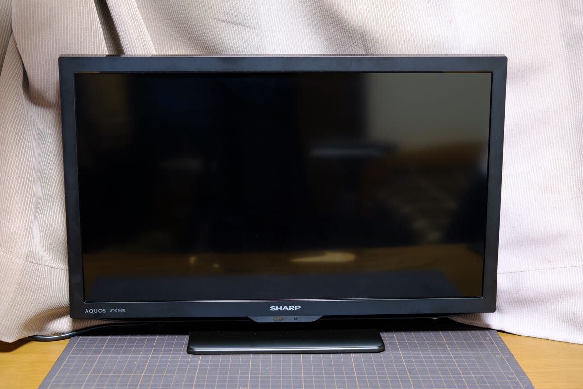 使用期間1週間】SHARP AQUOS 19インチ 2024年製 2T-C19DE 液晶テレビ