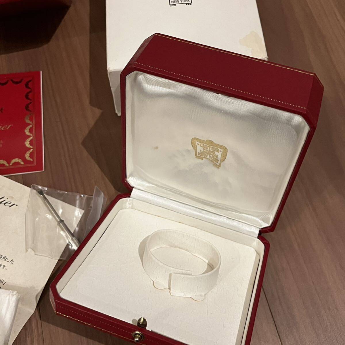 送料無料 Cartier カルティエ 空箱 BOX ボックス 付属品セット