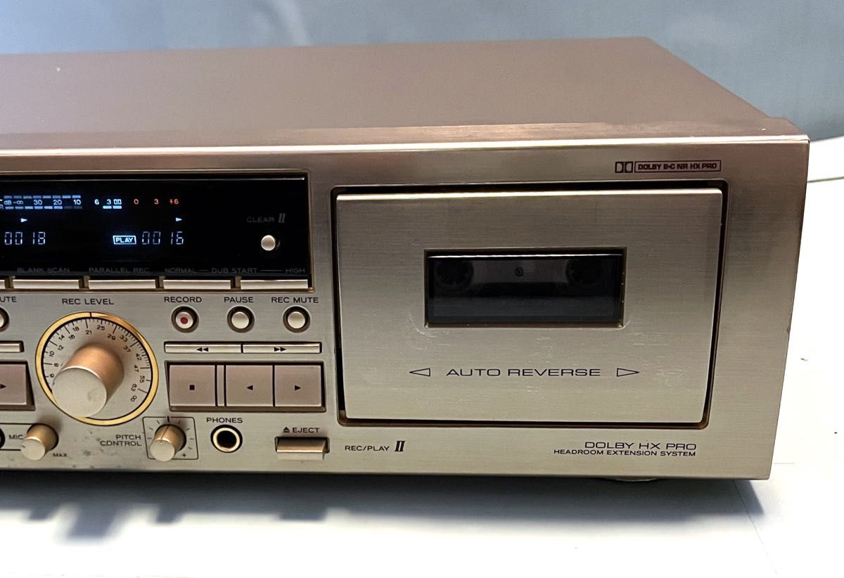 ダブルカセットデッキ TEAC ティアック W-860R ブラック TEAC W-860R