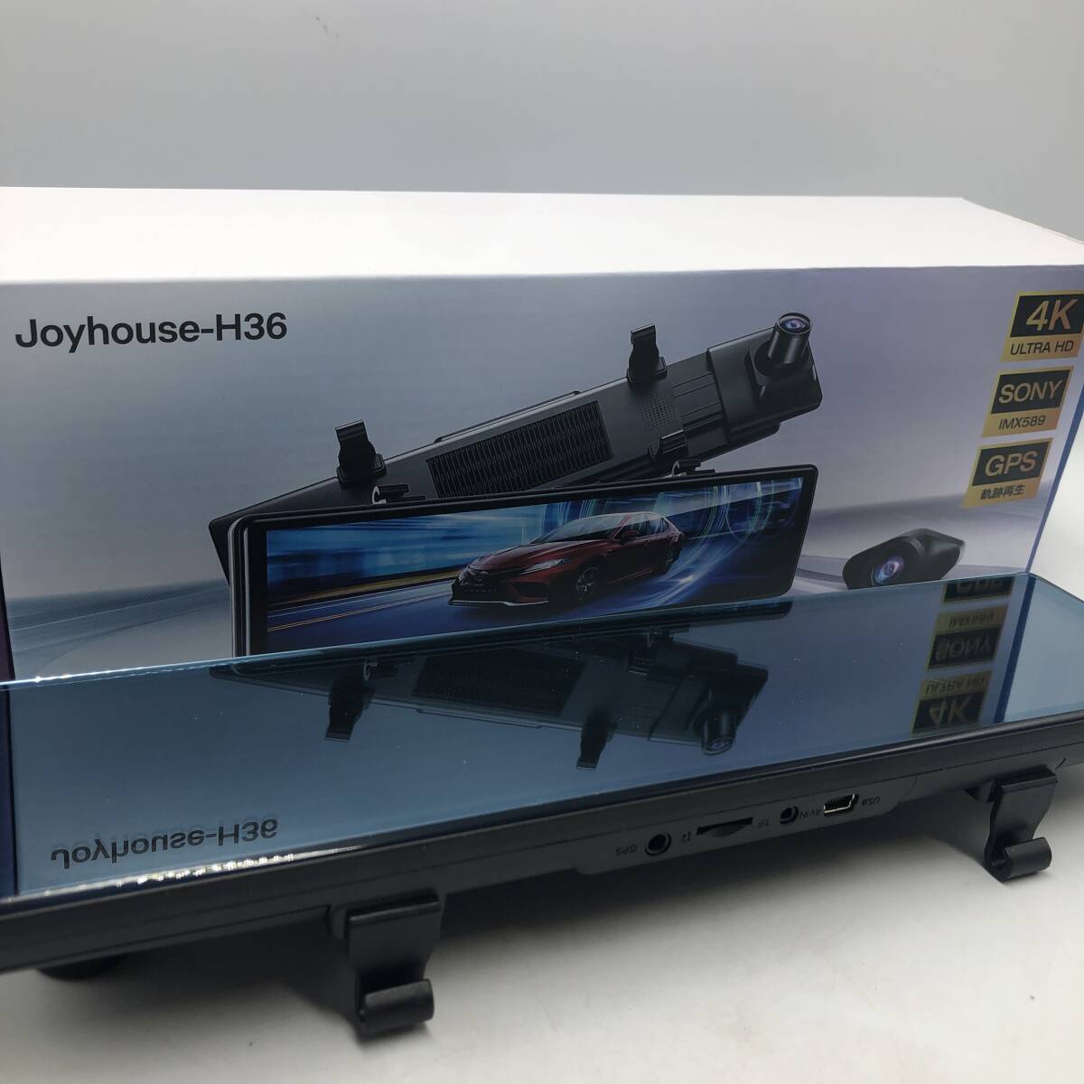 未検品】Joyhouse H36 ドライブレコーダー ミラー型 4K画質王 GPS追跡