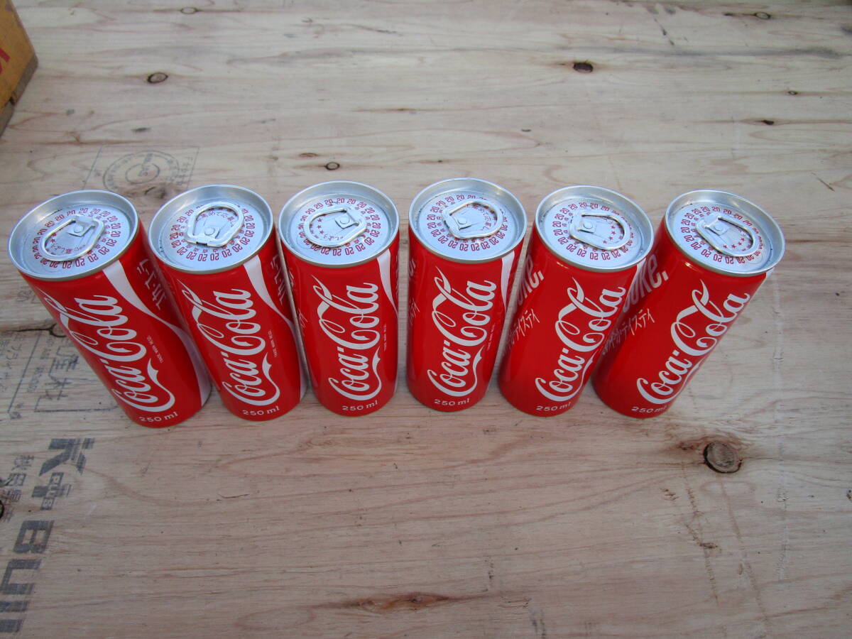 Yahoo!オークション - 80年代・コカコーラ・未開封缶ジュース6本・