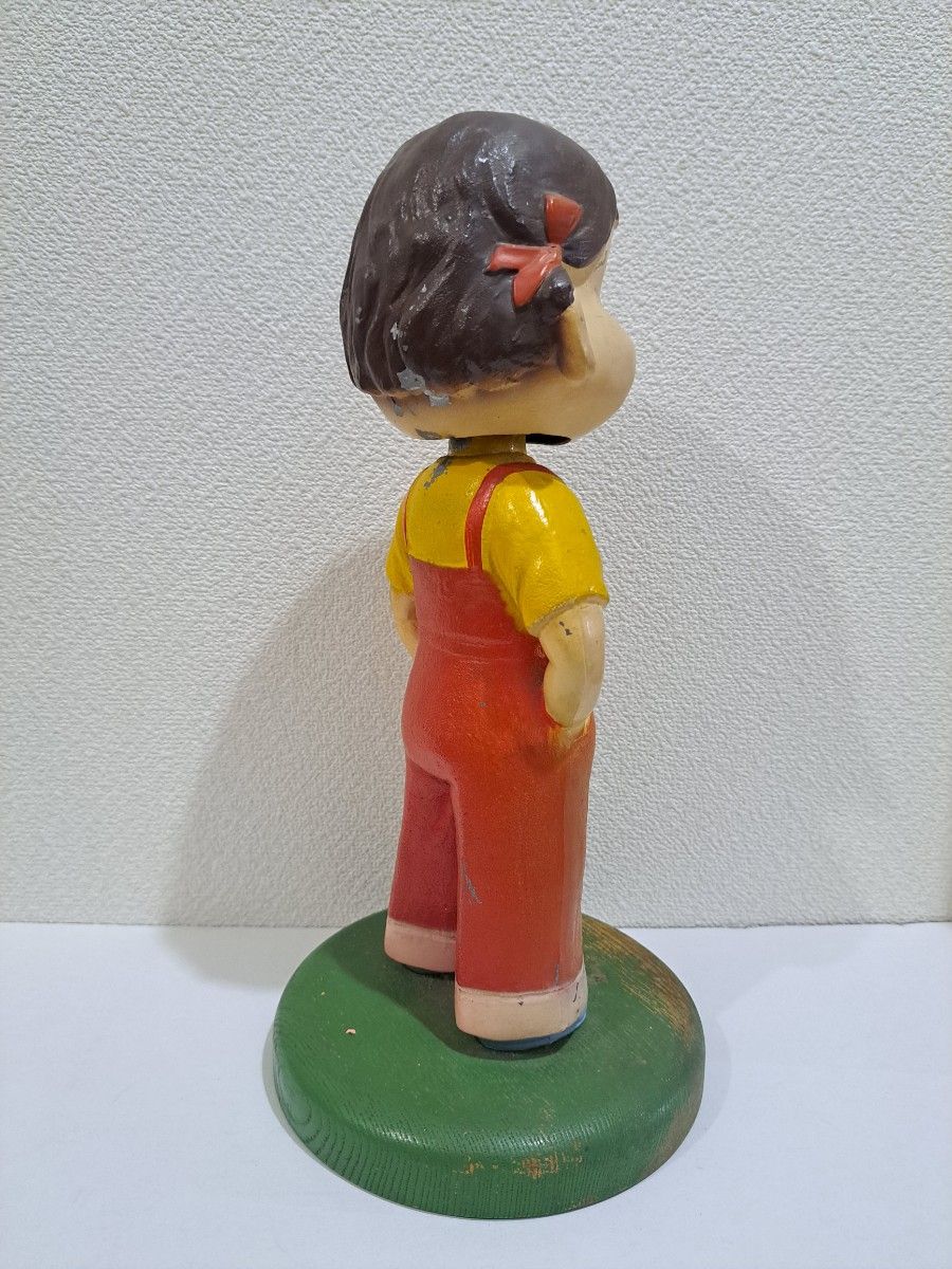 当時物/不二家/首振り人形 アンチモニー ペコちゃん 袴ペコちゃん