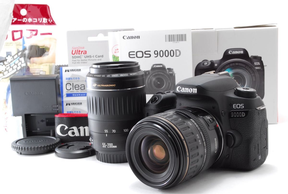 キャノン Canon EOS 9000D標準＆望遠ダブルレンズセット CANON EOS