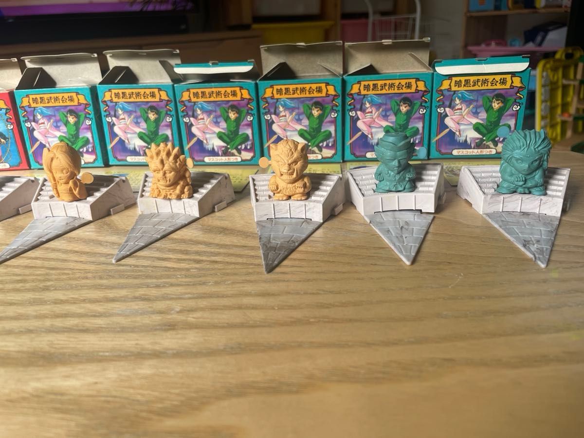 森永チョコスナック 幽遊白書 暗黒武術会場 消しゴムフュギュア｜Yahoo