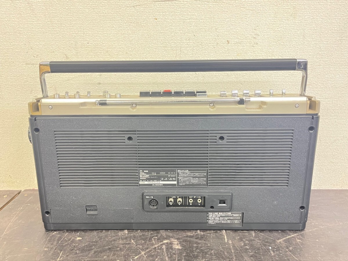 Yahoo!オークション - SHARP シャープ GF-202ST 1979年製 ラジカセ FM/