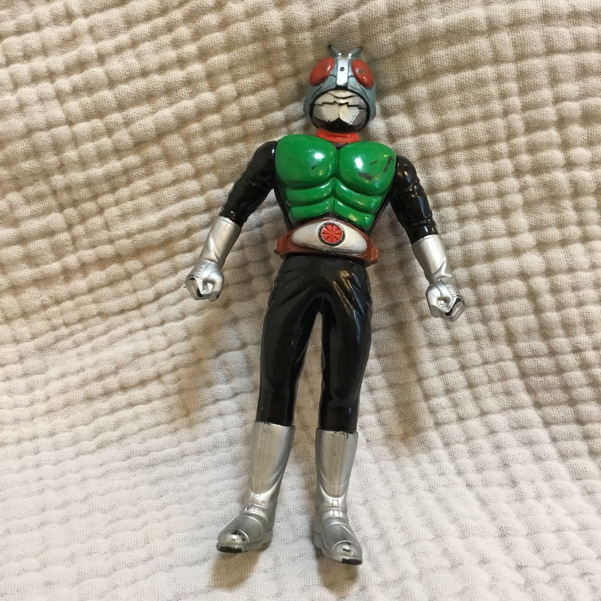 仮面ライダー 1号 2号 ソフビ バンダイ フィギュア 当時物 BANDAI 昭和