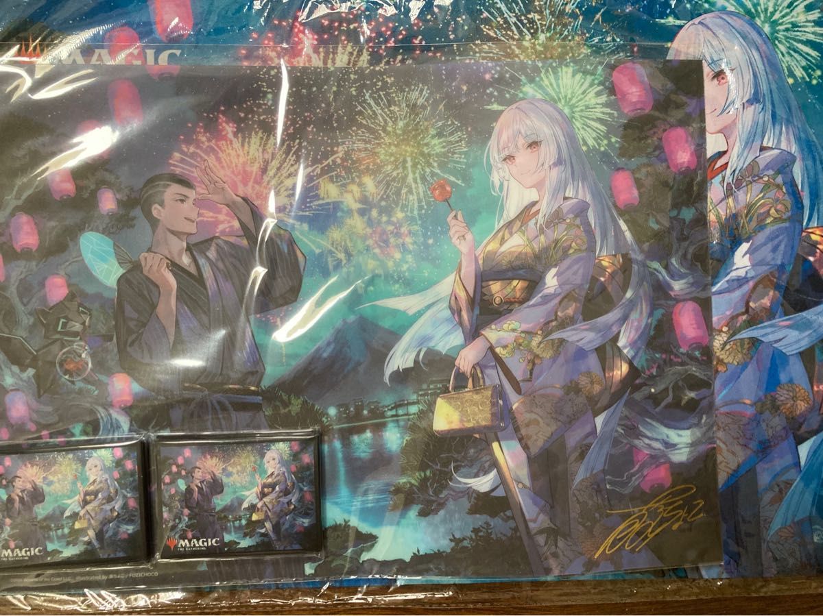 マジック：ザ・ギャザリング プレイマット 放浪皇 夏祭り MTG MTG