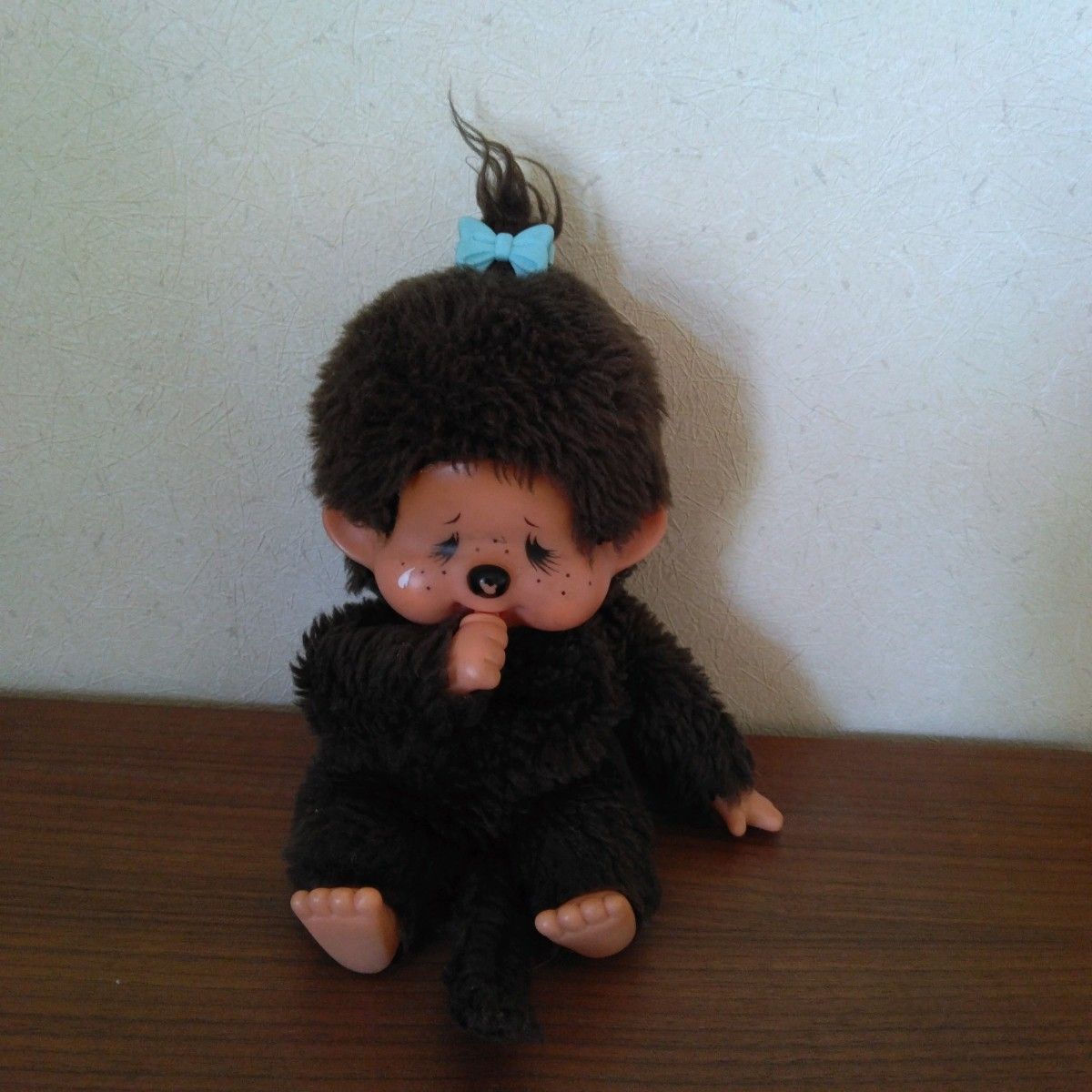 泣き顔モンチッチ 昭和レトロ ぬいぐるみ 籠付き｜Yahoo!フリマ（旧