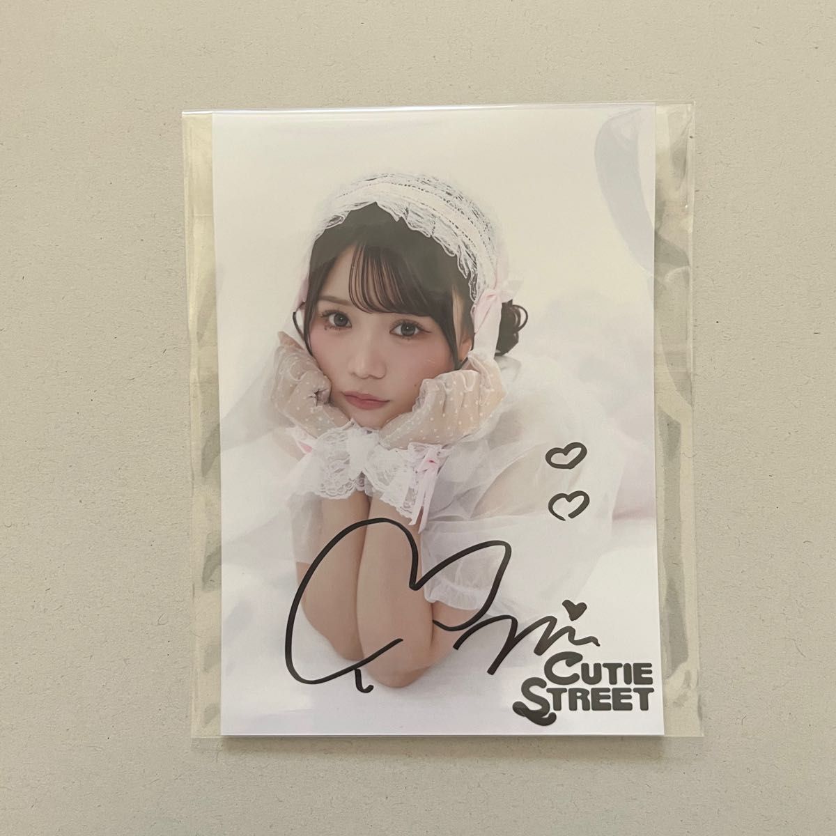 CUTIE STREET 古澤里紗 きゅーすと 直筆サイン入り 生写真 トーク