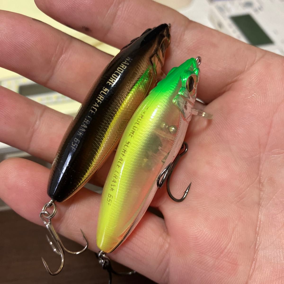 デュエルハードコアサーフェスクランク65F二本セット廃盤ルアー