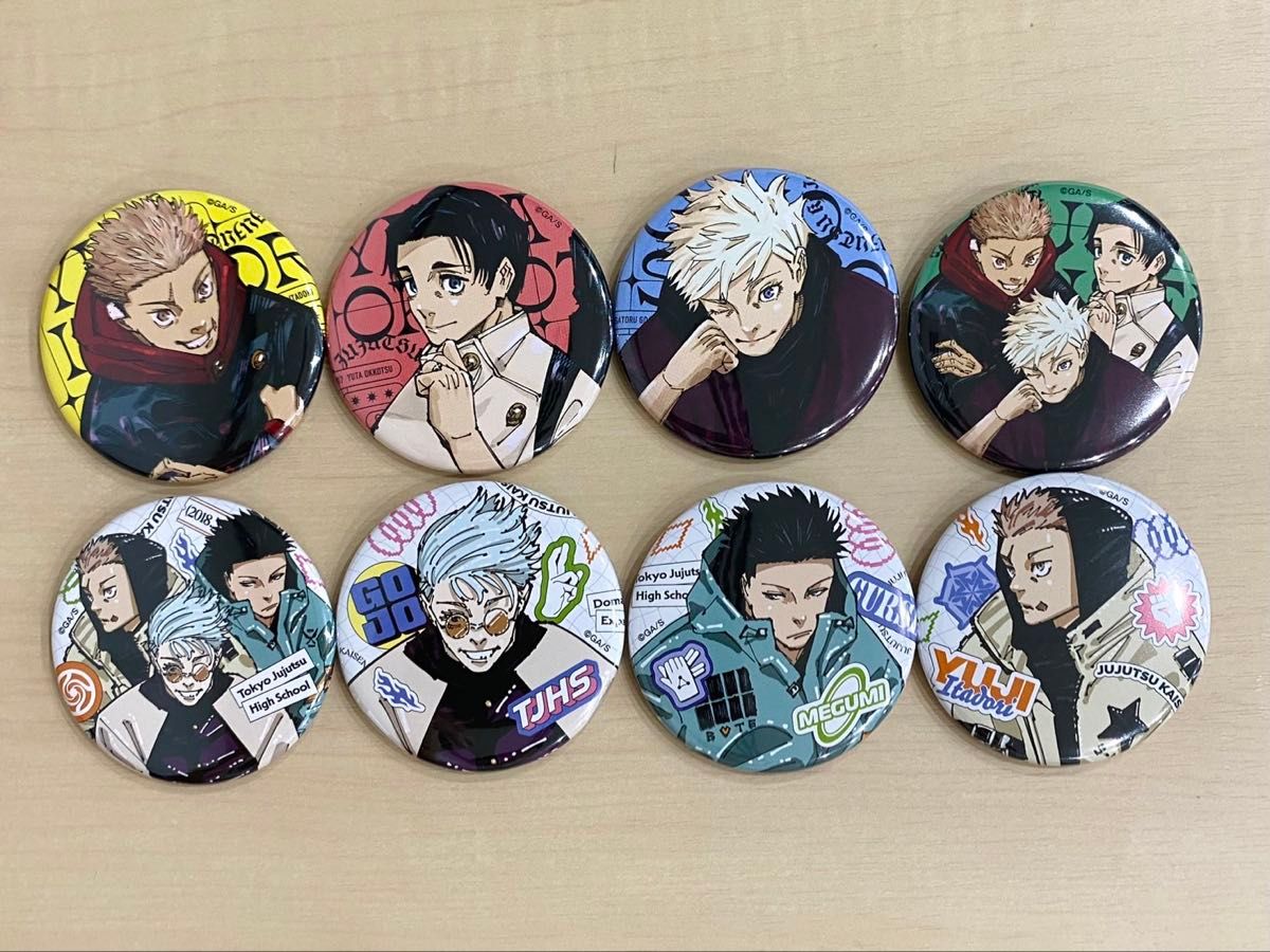 呪術廻戦 ジャンプGIGA 2024 SUMMER 全サ 缶バッジ 全8種セット｜Yahoo