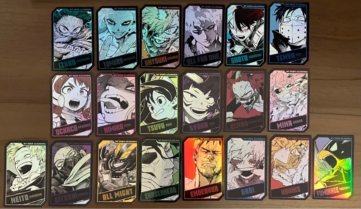 僕のヒーローアカデミア ヒロアカ キャラクターズホロカード