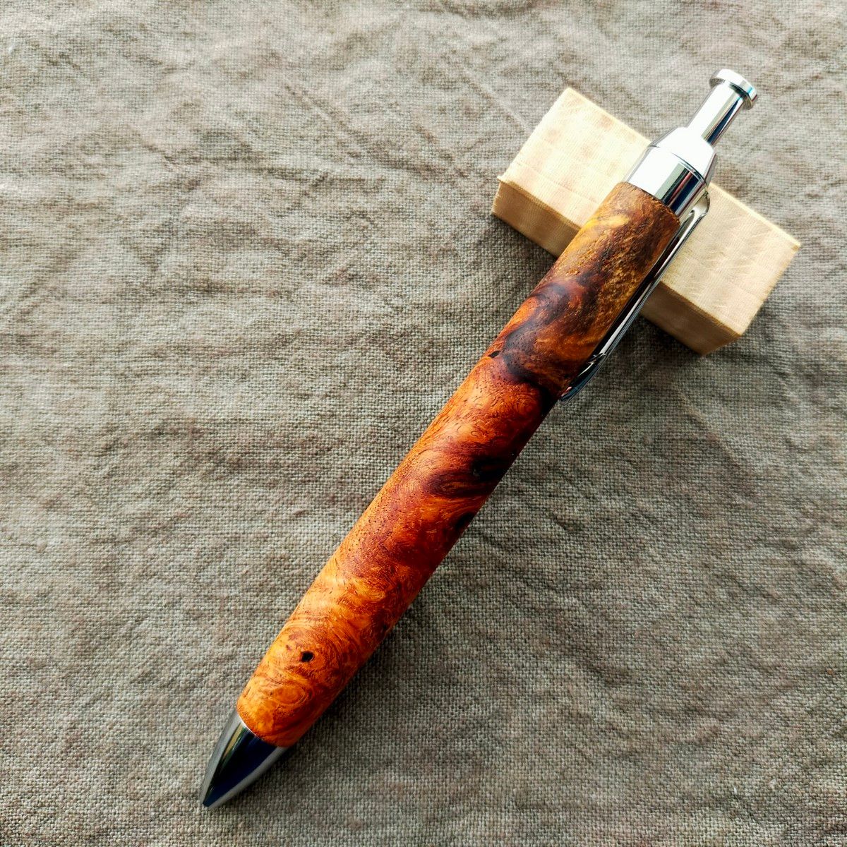 花梨瘤 紅白杢 木軸シャープペン 0 5mm 三神クラフト 真鍮｜Yahoo