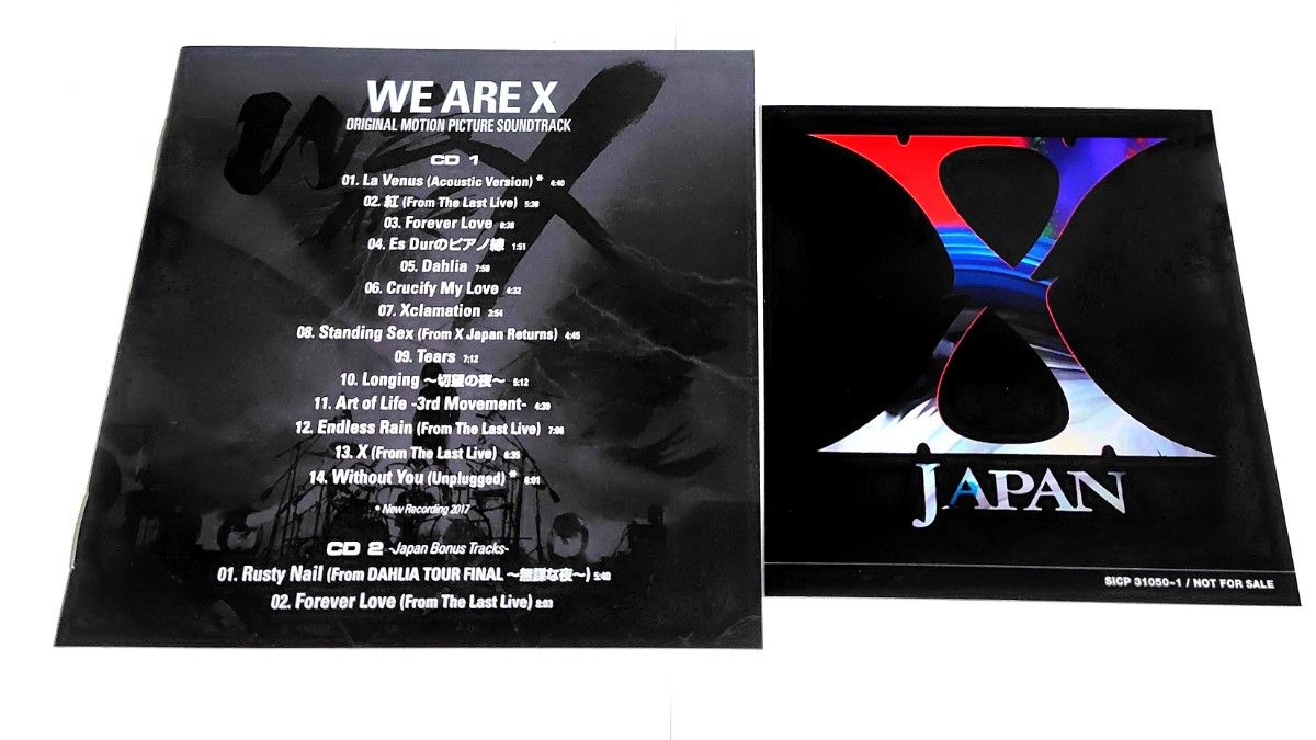 初回限定 美品 X JAPAN WE ARE X デジタルリマスターCD 2枚組｜Yahoo