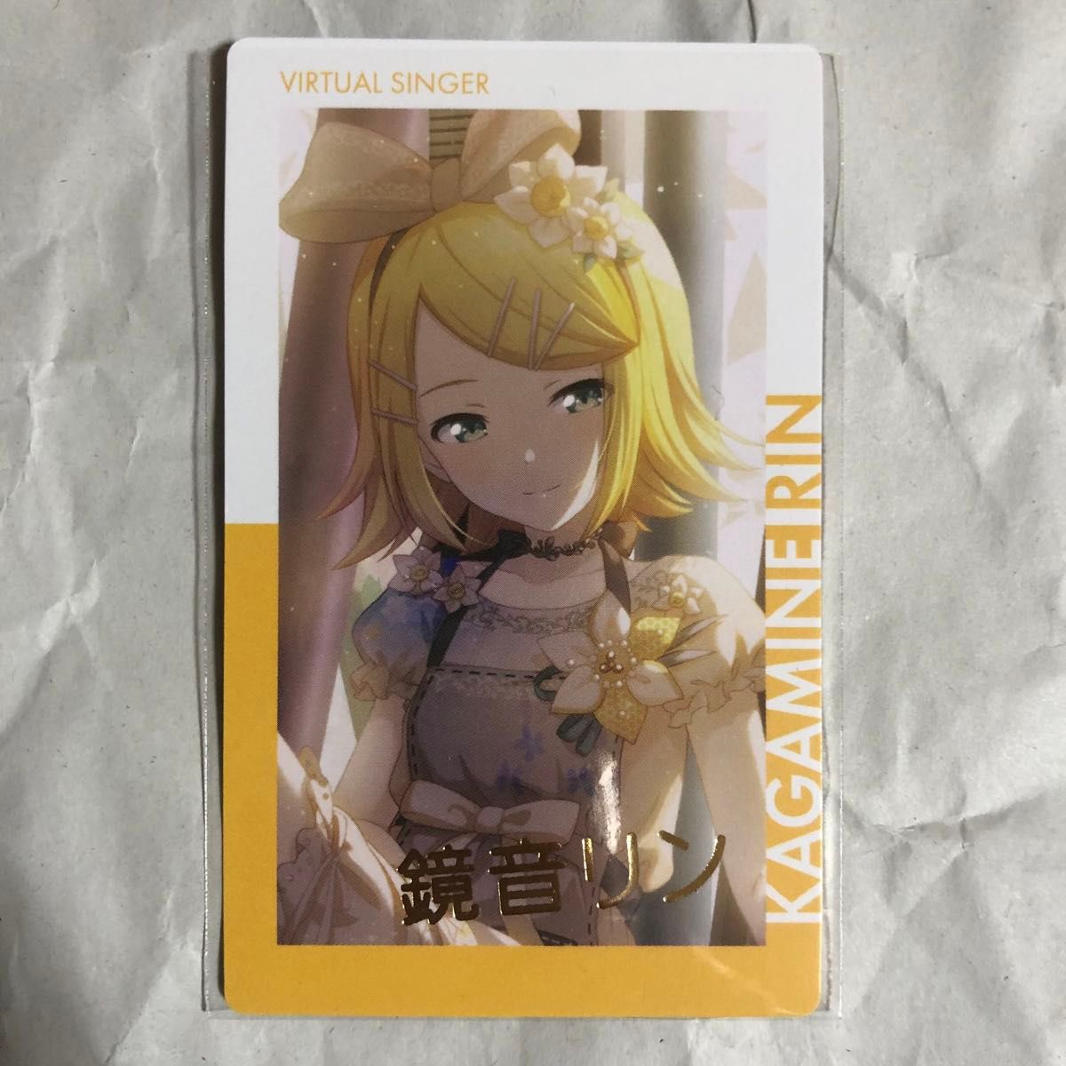 3C プロセカ エピカ ePick card 箔押し 鏡音リン｜Yahoo!フリマ（旧