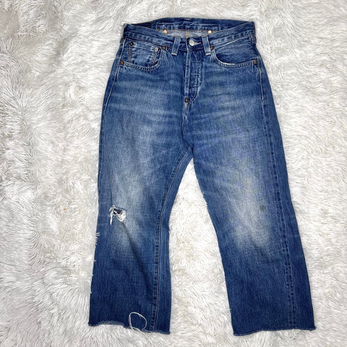 1937年モデル リーバイス 501XX ビックE 赤耳 革パッチ デニム